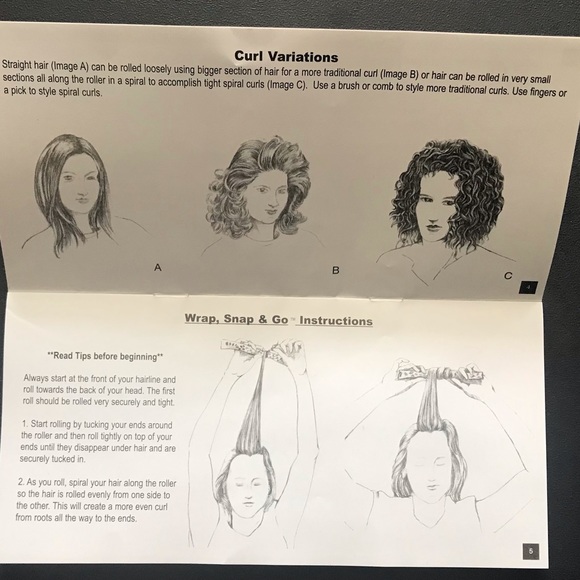 Hair rollers animal print! Wrap, Snap, & Go! - Picture 8 of 8